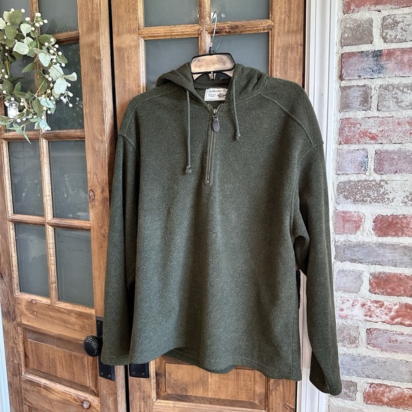 GAP Other - Authentic Gap Clothing Men's Green Pullover 1/4 Zip Sweatshirt Hoodie Size Small